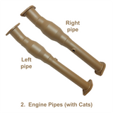 Nissan Patrol Y62 5.6L - with HEADERS - with CAT & 2 x MUFF (K4)