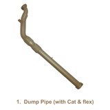 Toyota Hilux 3.0L (2005-2015)  with CAT & RES - no MUFF (K1)