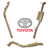 Toyota Hilux 3.0L (2005-2015) with MUFF & RES and no CAT (K2)